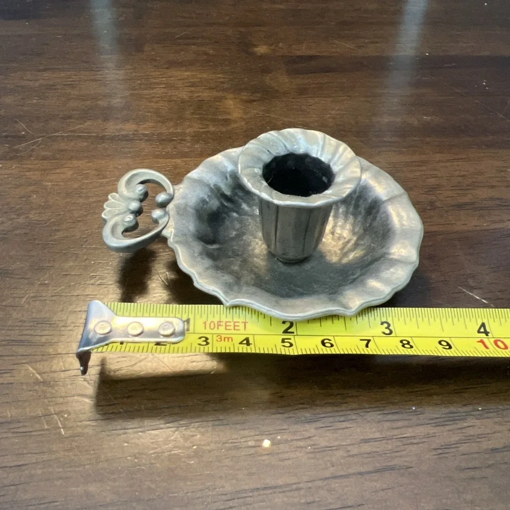 Vintage Chamberstick‎ Chamber Candle Holder